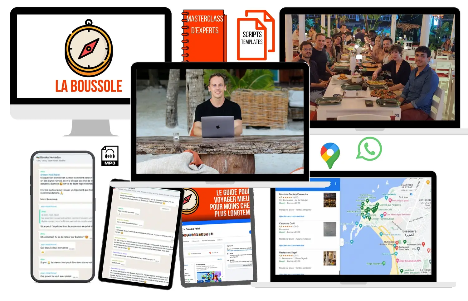 La Boussole – guide du voyageur nomade